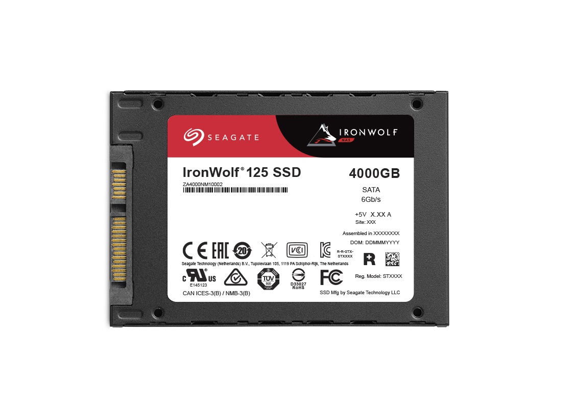 4TB Seagate IronWolf 125 2,5 inch SATA SSD ZA4000NM1A002