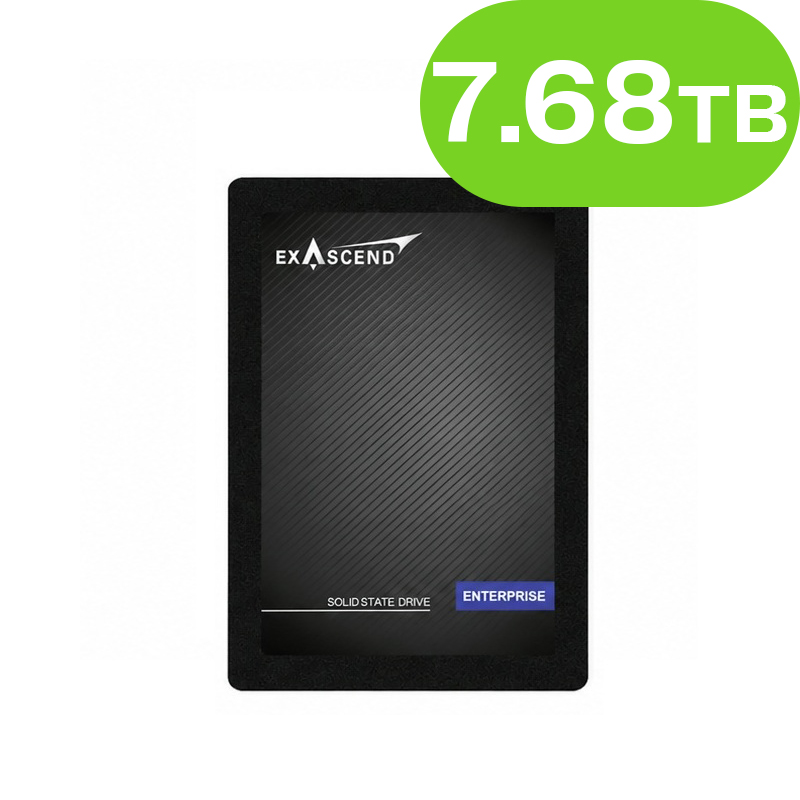 7680GB Exascend SE4 NAND Flash SSD Enterprise SATA3 2.5"(7mm) 3D TLC