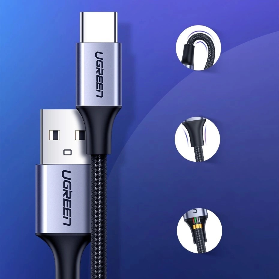 Ugreen USB naar USB-C Kabel 60126