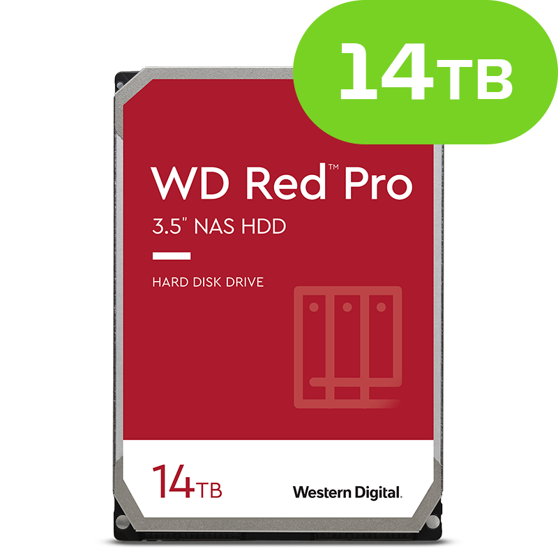 14TB Western Digital RED Pro WD142KFGX