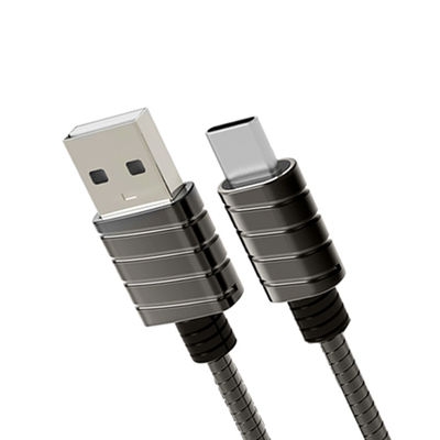 iWalk Twister Steel Metallic Type-C Cable Grey