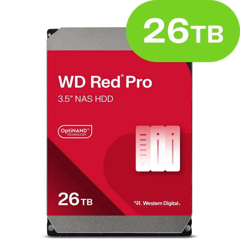 26TB WD RED Pro NAS HDD WD260KFGX