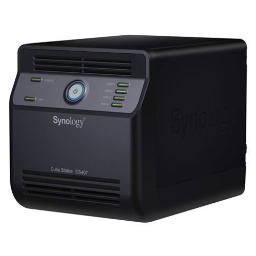 Synology CS407 (500MHz 128MB) met gratis 1 extra camera licentie