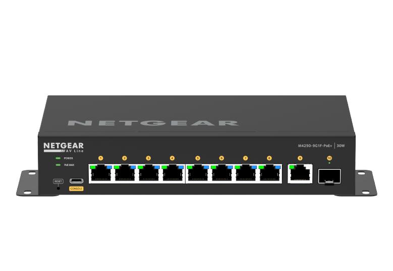 Netgear L3 8x1G PoE+ + 1x1G + 1xSFP managed switch M4250-9G1F-PoE+ GSM4210PD-100EUS