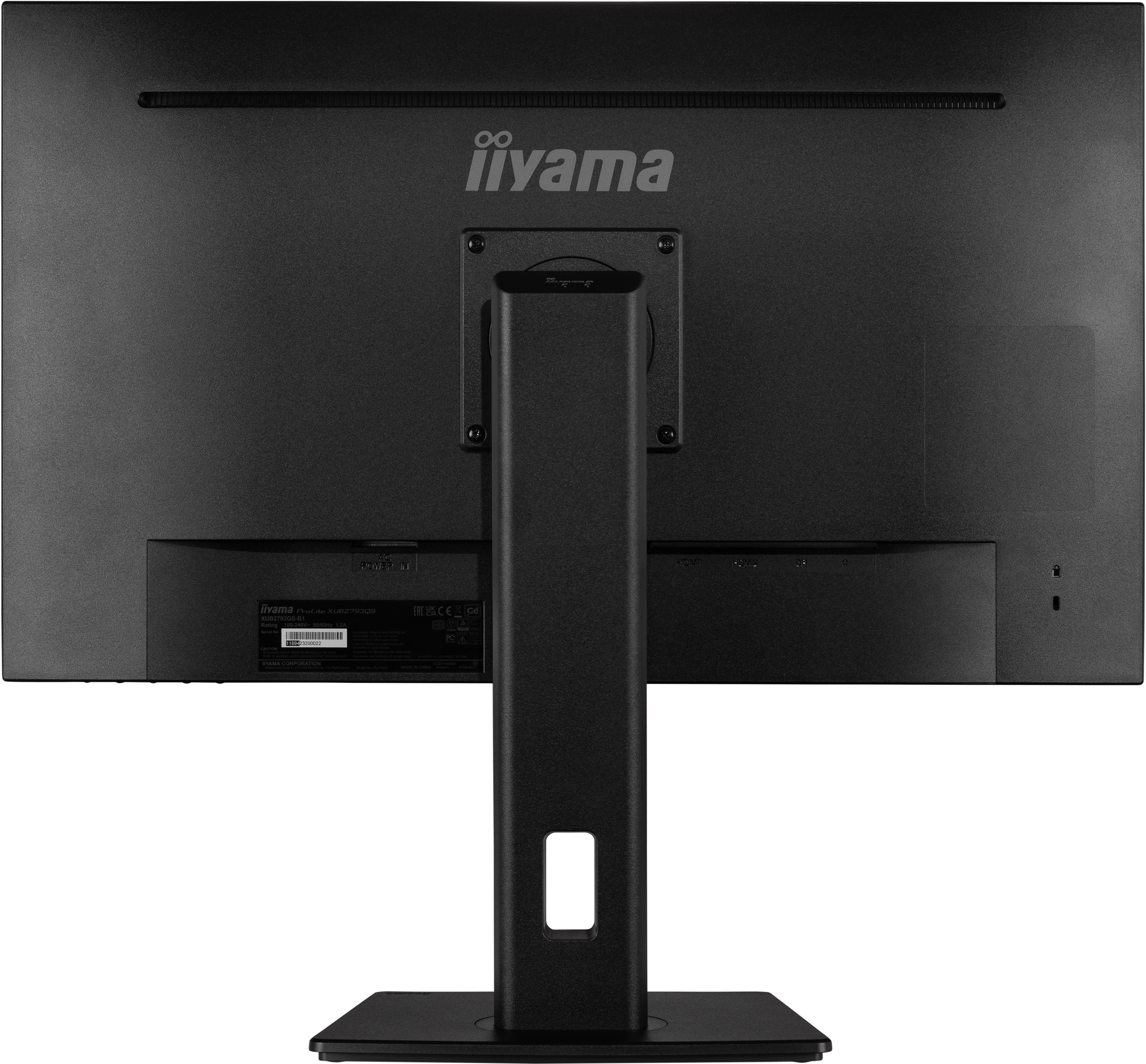 iiyama ProLite XUB2793QS-B1 27” WQHD met IPS-paneel zwart monitor