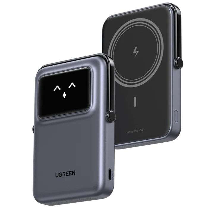 UGREEN 10000mAh Mini Magnetic Wireless Robot 20W Power Bank 45327