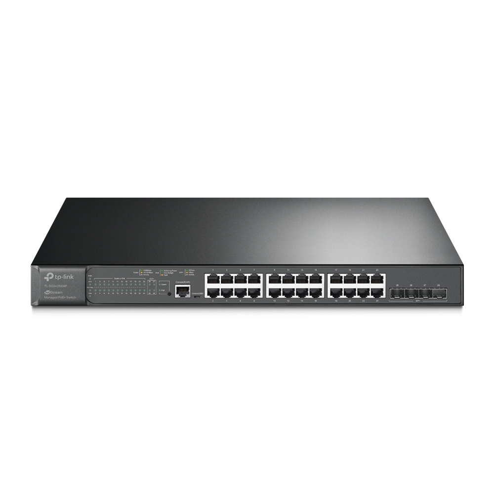 TP-Link JetStream 24-Port poE Managed Switch TL-SG3428XMP