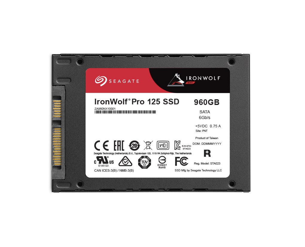 960GB Seagate IronWolf Pro 125 SSD ZA960NX1A001
