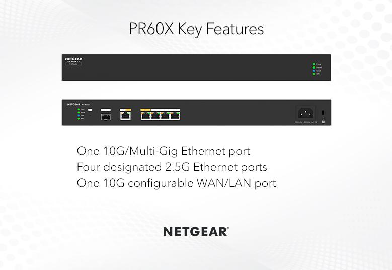 Netgear Pro Router 10GbE 2 WAN-poorten PR60X-100EUS