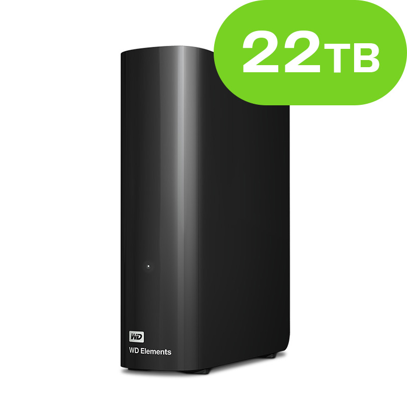 22TB WD Elements Desktop storage WDBWLG0220HBK-EESN