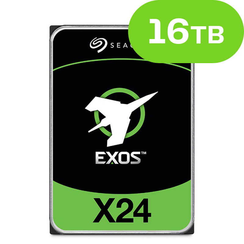 16TB Seagate Exos X24 SATA 6Gb/s 512e/4Kn Standaard ST16000NM002H