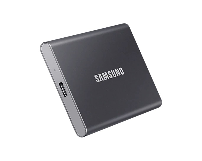 500GB Samsung Portable SSD T7 MU-PC500T/WW - Gray