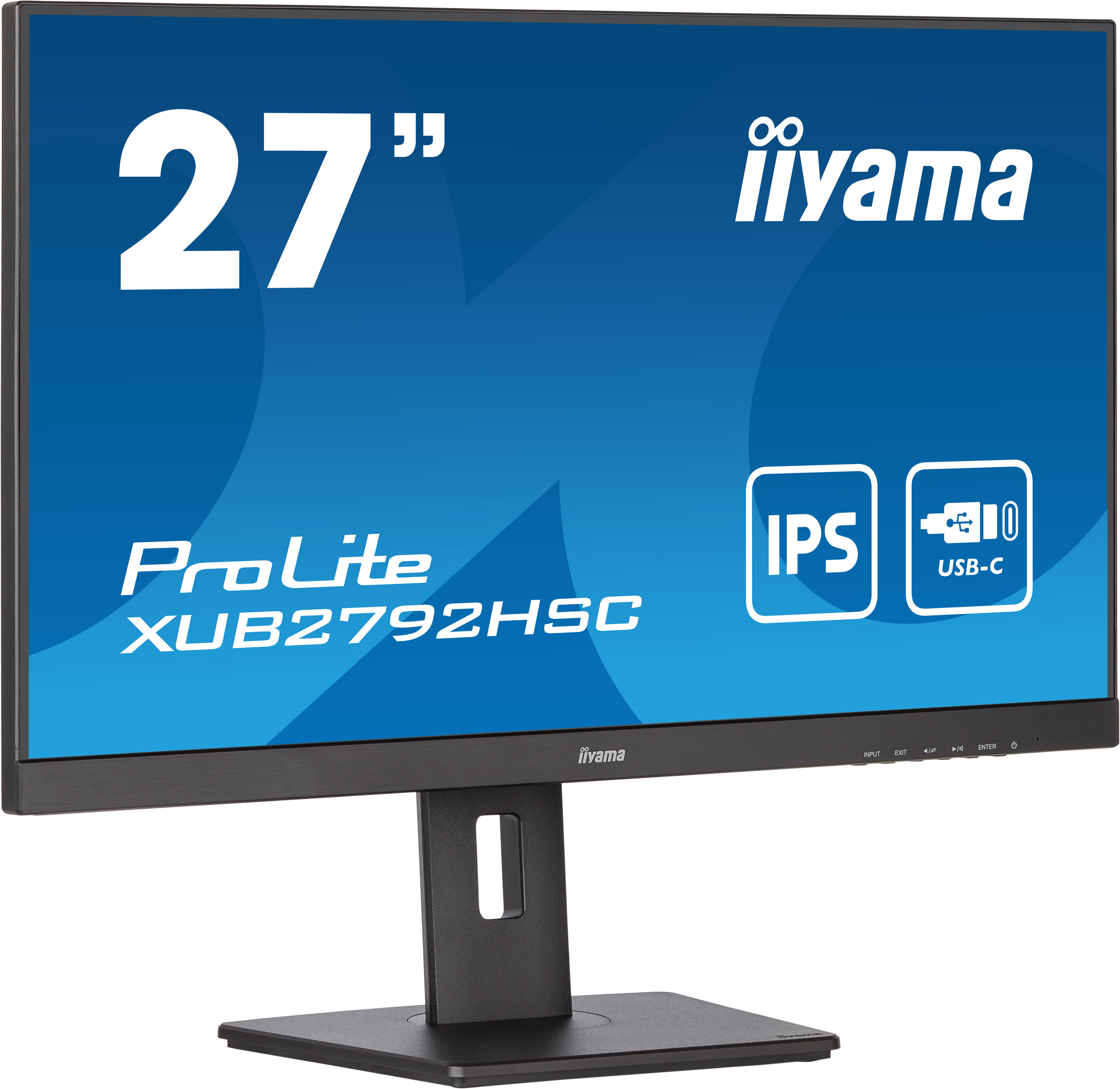 iiyama ProLite XUB2792HSC-B5 27inchIPS met USB-C-connector zwart monitor