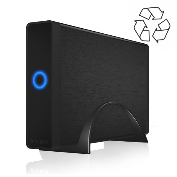 ICY BOX 8TB USB 3.1 (Gen 2) Type-C met LED IB-377-C31 - Renewed