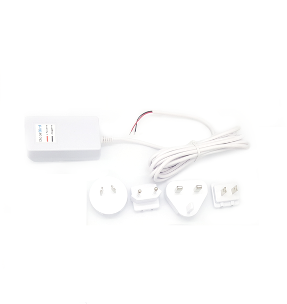 DoorBird Power supply unit (mains adaptor) with four country-specific adaptors