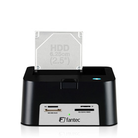 Fantec MR-SATA Pro Docking station Zwart