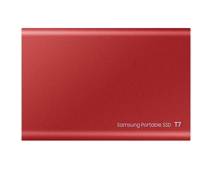 500GB Samsung Portable SSD T7 MU-PC500R - Red