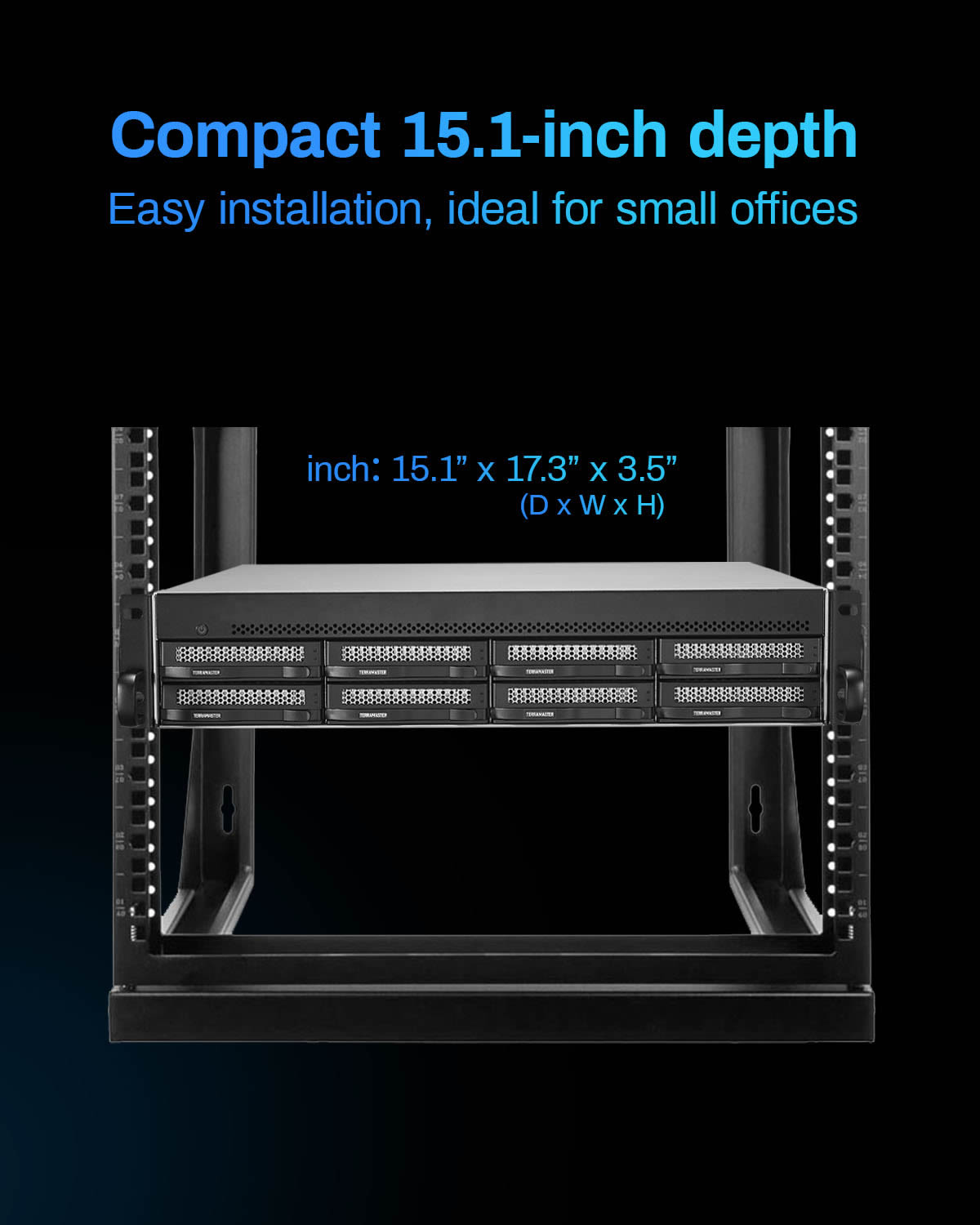TerraMaster U8-500 Plus Enterprise NAS 8-Bay 