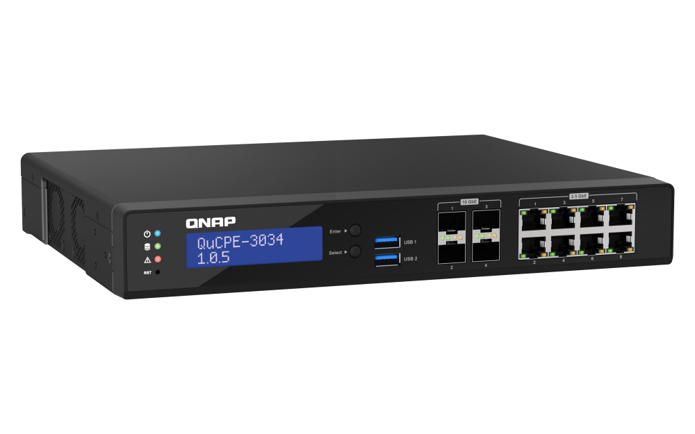 QNAP Server QuCPE-3034-C3758R-16G