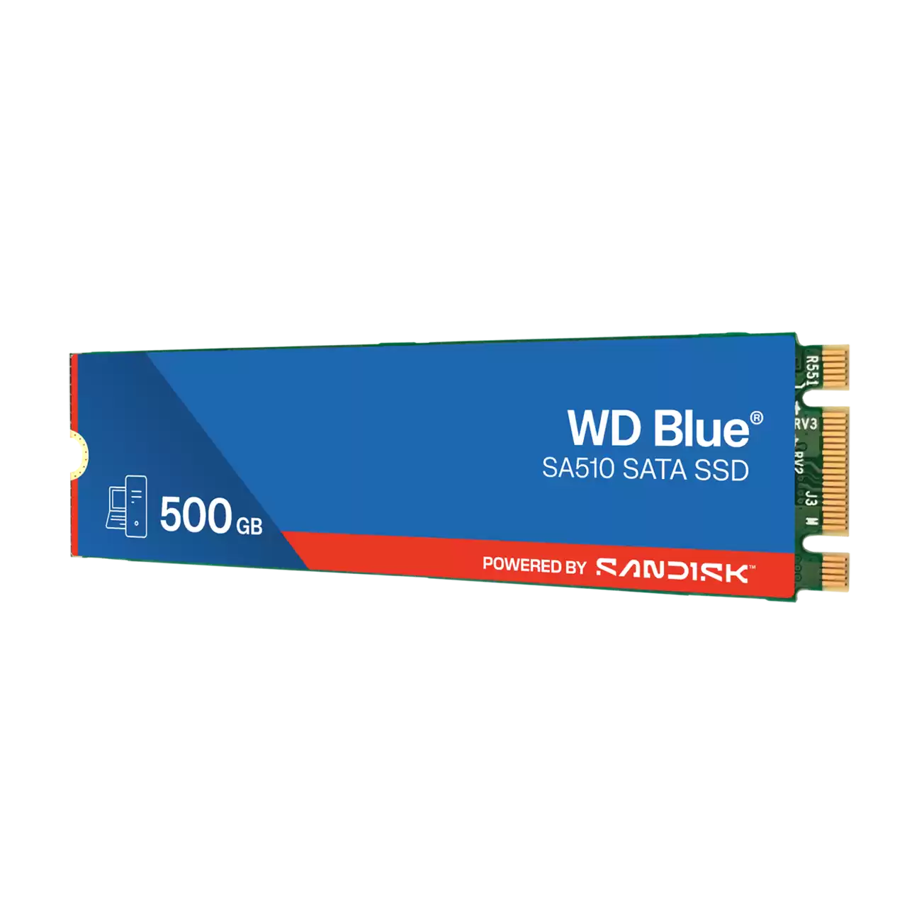 500GB Western Digital Blue SSD M.2 2280 WDS500G3B0B