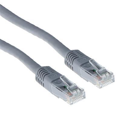 ACT U/UTP 2 meter CAT6 patchkabel met RJ45 connectoren grijs