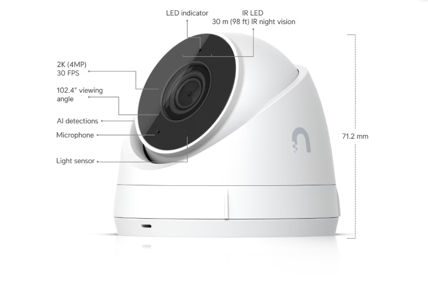 Ubiquiti Camera G5 Turret Ultra Wit