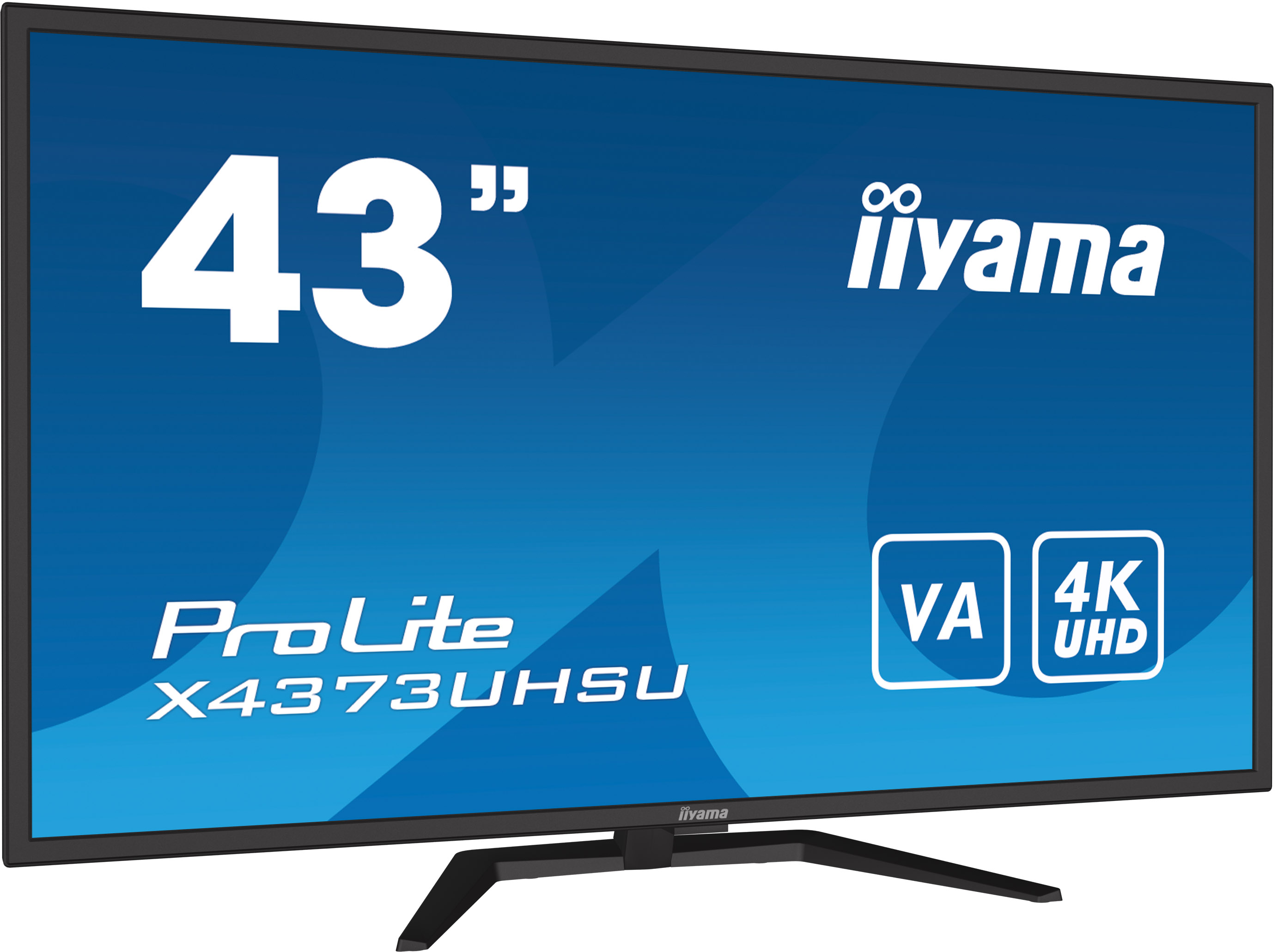 iiyama ProLite X4373UHSU-B1 43 grootformaat desktopmonitor met 4K zwart monitor
