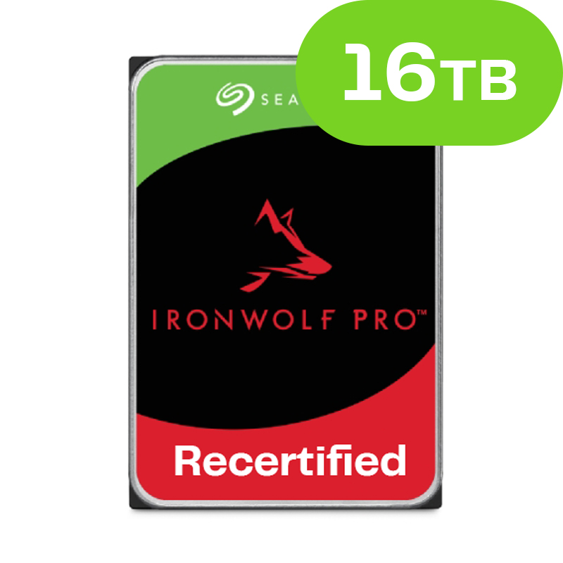 16TB Seagate IronWolf Pro NAS recertified ST16000NE000-FR