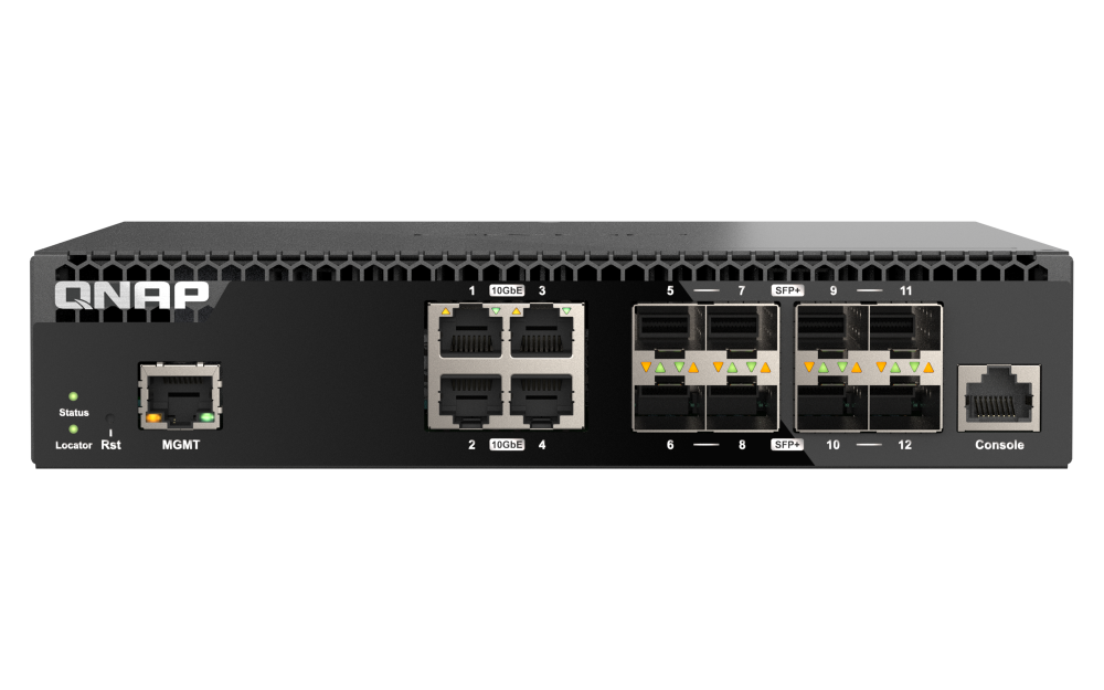 QNAP QSW-M3212R-8S4T 10GbE L2 managed switch