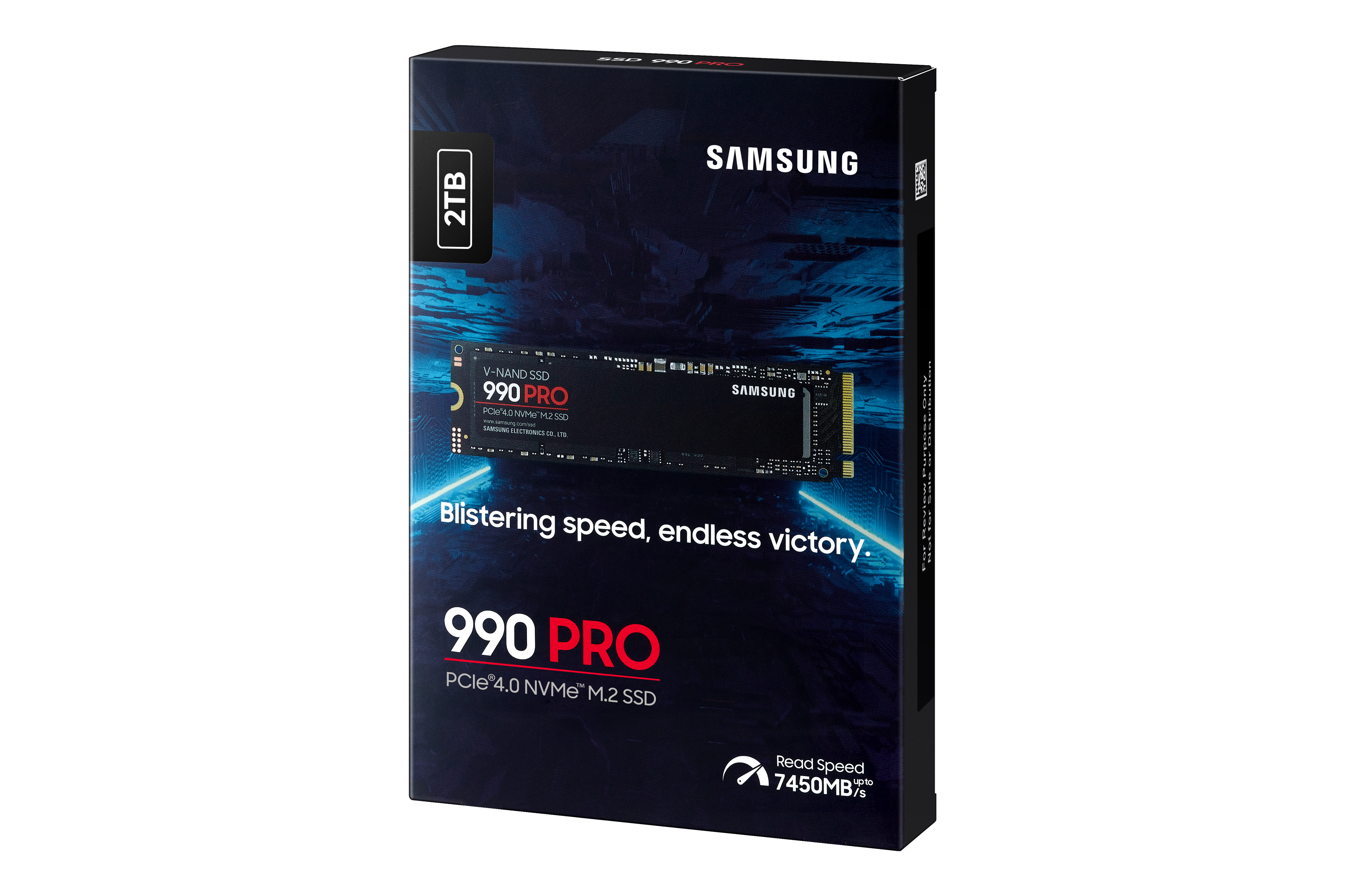 2TB Samsung M.2 PCIe 4.0 x4 NVMe 2.0 SSD 990 PRO MZ-V9P2T0BW