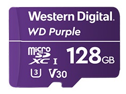 128GB Western Digital Purple Surveillance microSDXC
