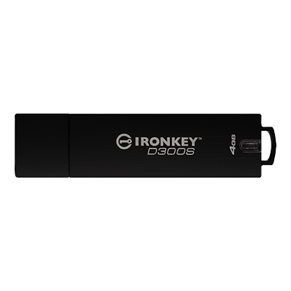 4GB Kingston IronKey D300S USB USB 3.1 Gen 1 FIPS 140-2 IKD300S/4GB
