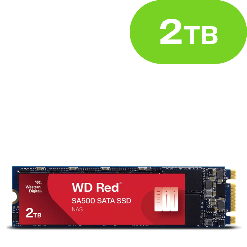 2TB WD RED SA500 NAS SATA M.2 2280 SSD WDS200T1R0B