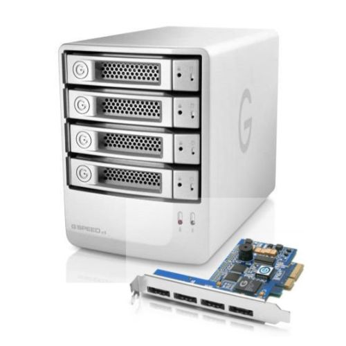G-Technology G-SPEED eS 4TB met PCIe x4 RAID controller