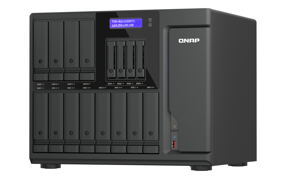QNAP NAS TVS-AIh1688ATX-U7-32G 16-Bay NAS
