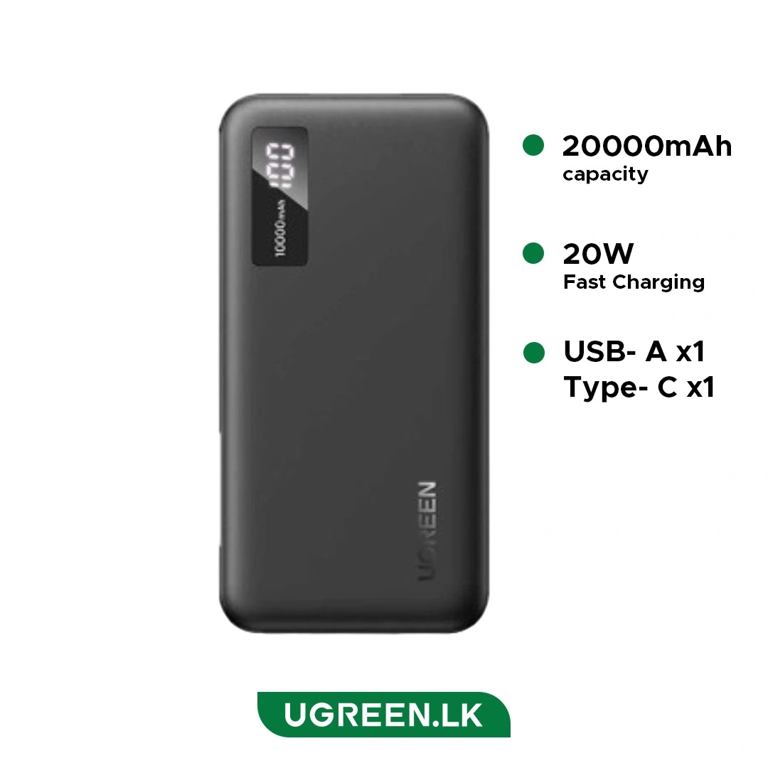 UGREEN 20000mAh Two-way Fast Charging Power Bank