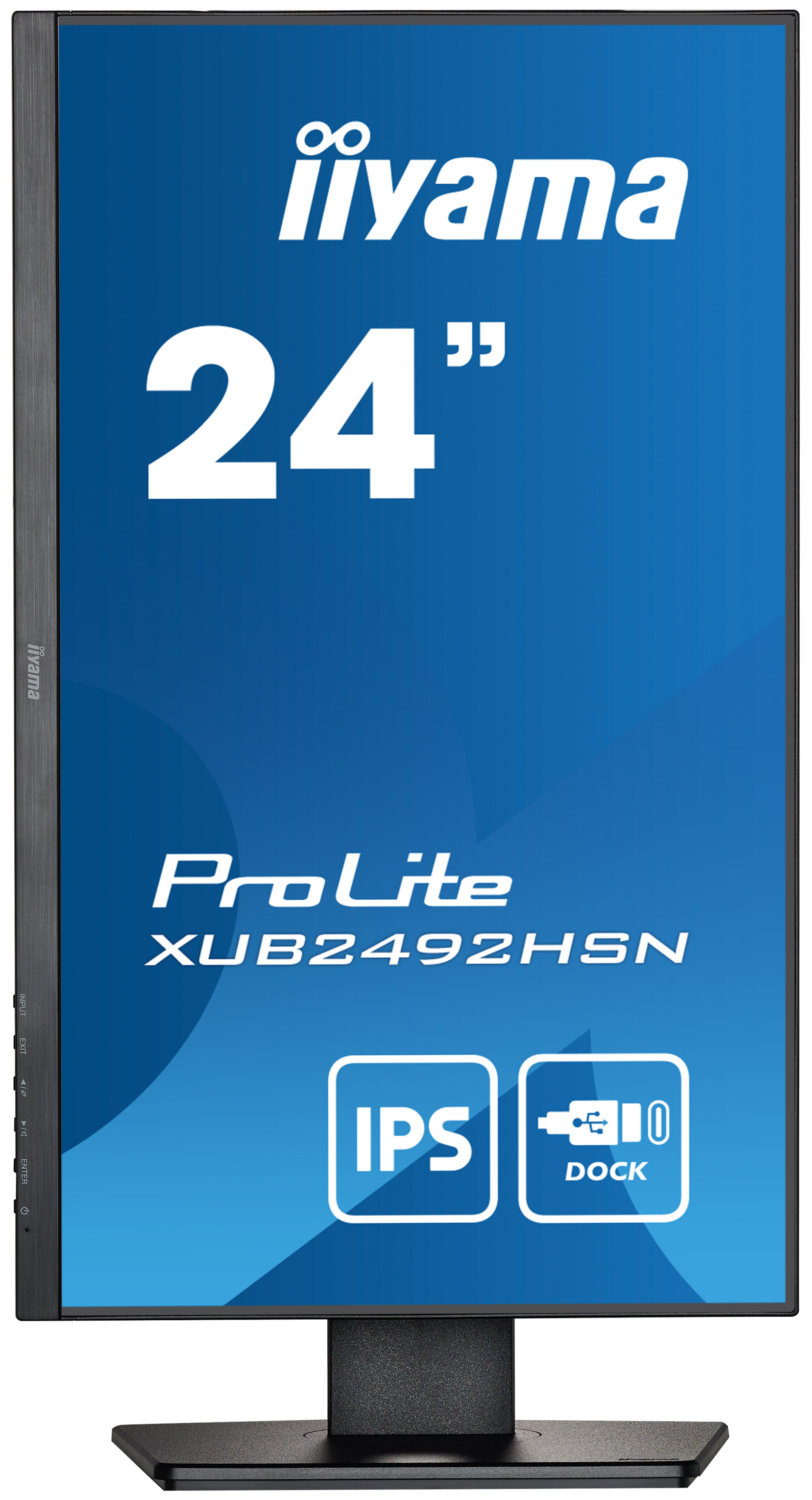 iiyama ProLite XUB2492HSN-B5 24 inch 1920 x 1080 Full HD (1080p) zwart mat