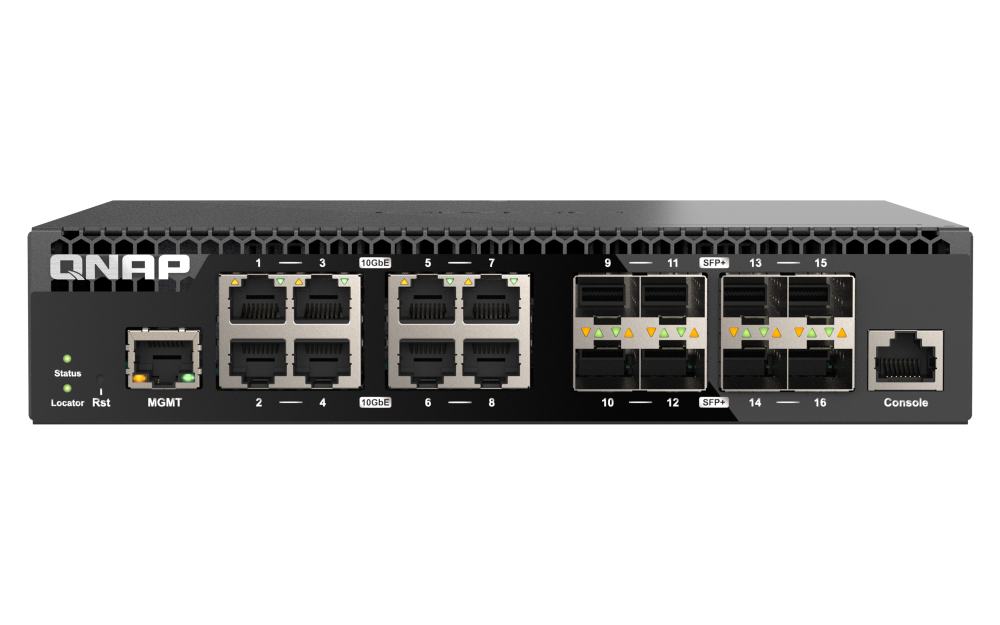 QNAP QSW-M3216R-8S8T 10GbE Layer 2 Web Managed Switch