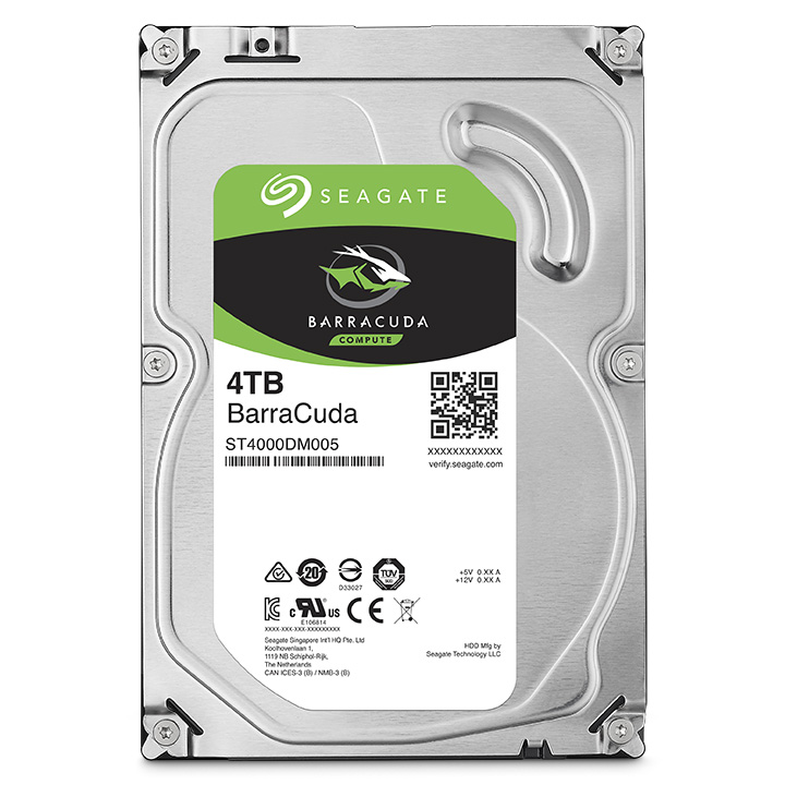 4TB Seagate Guardian BarraCuda 3,5 inch HDD ST4000DM005