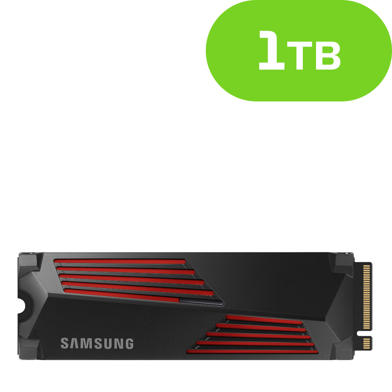1TB Samsung SSD 990 Pro 1TB M.2 (2280) Heatsink (PCIe/NVMe)