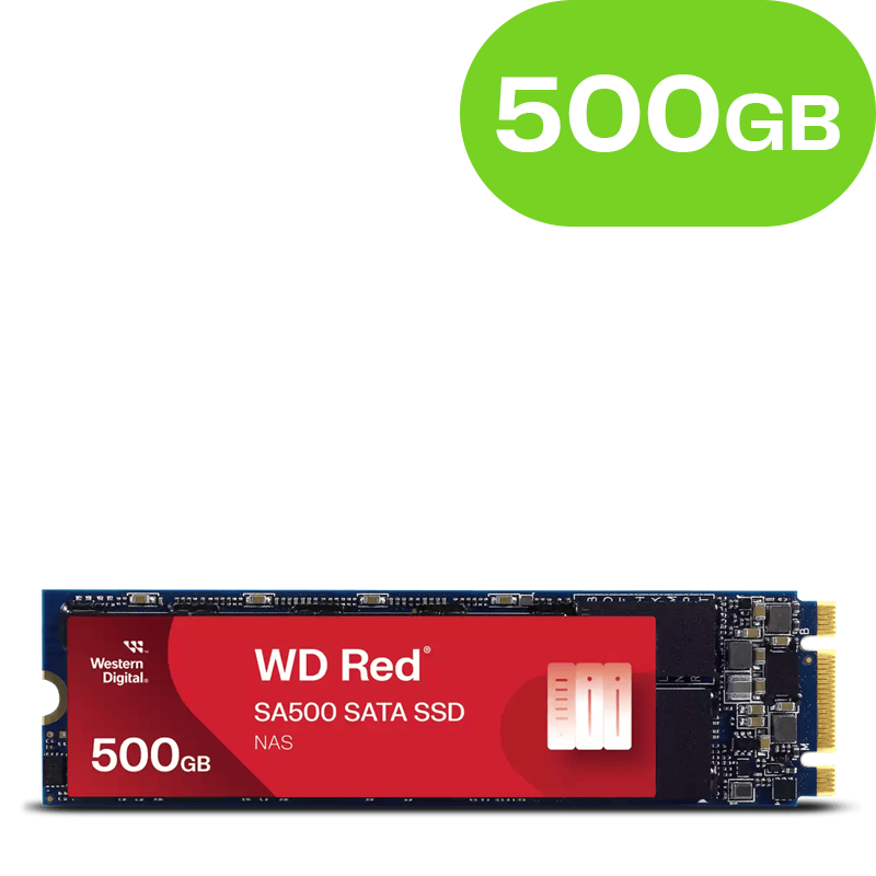 500GB WD RED SA500 NAS SATA M.2 2280 SSD WDS500G1R0B
