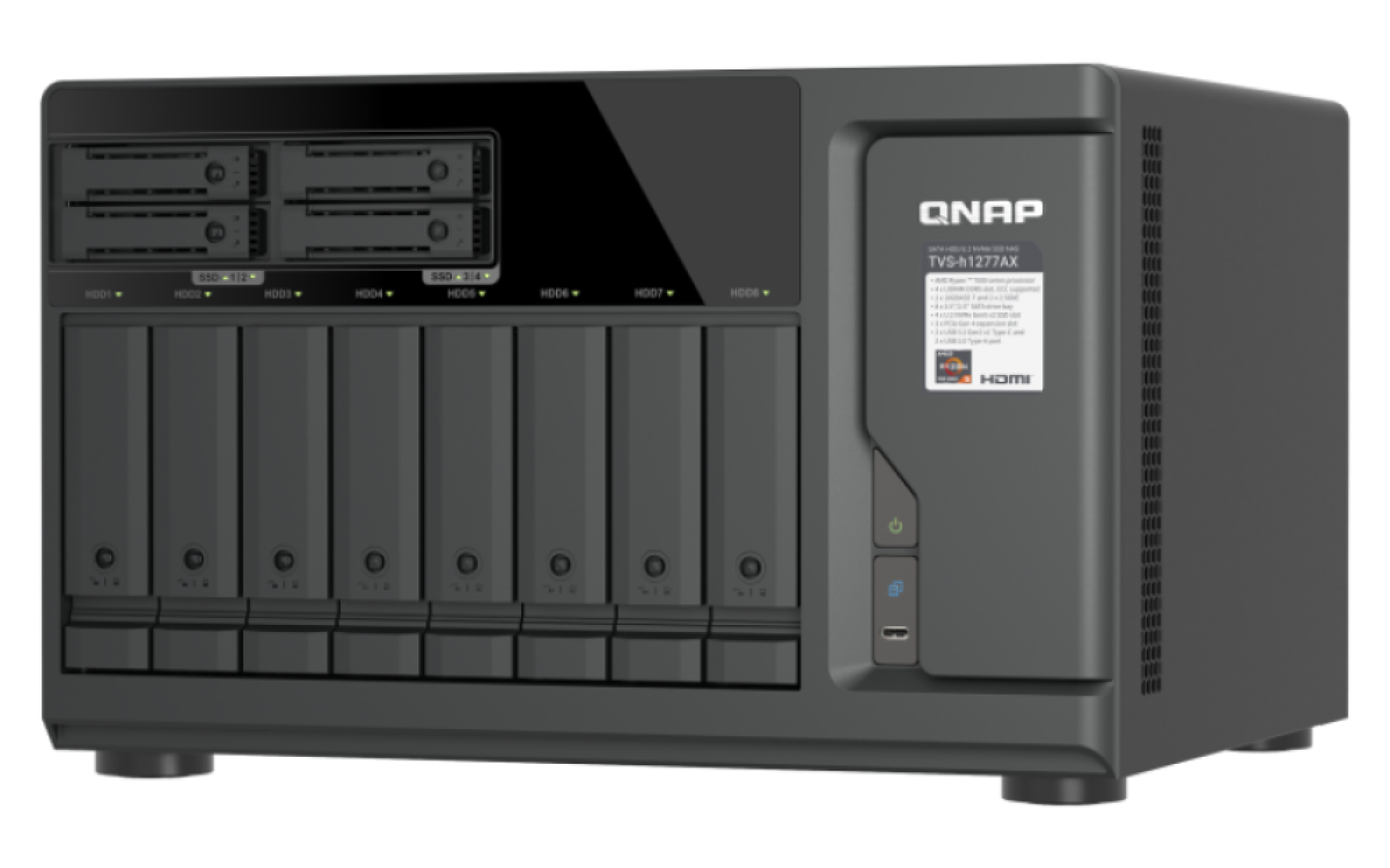 QNAP NAS TVS-h1277AX-R5-16G