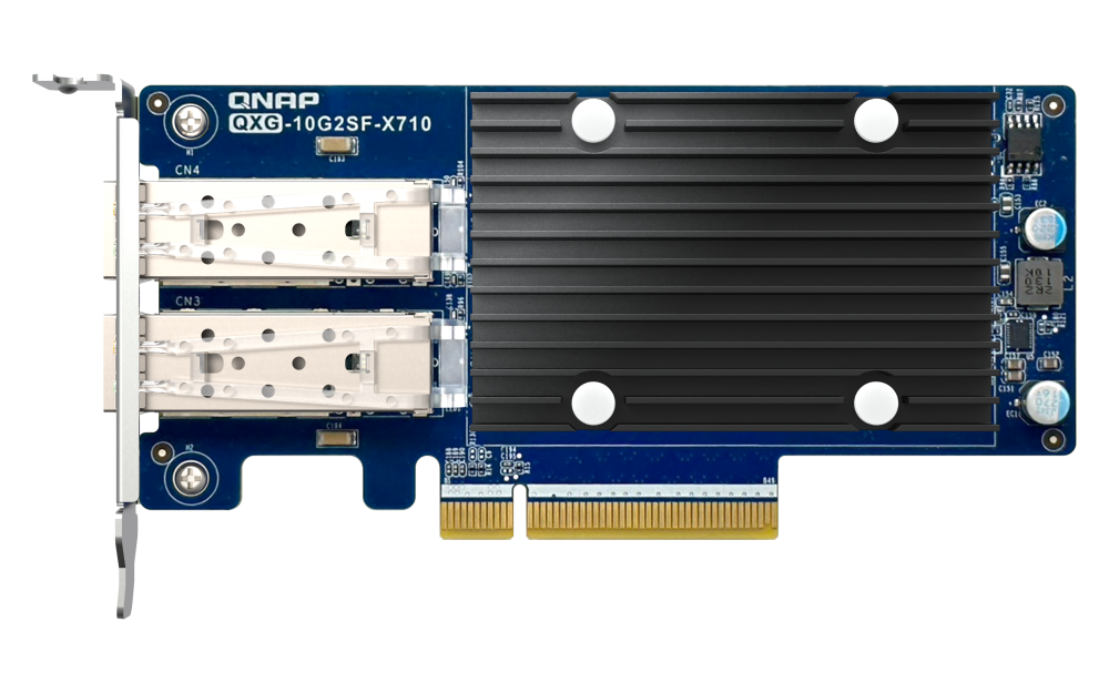QNAP LAN Card 2x 10GbE SFP+ PCIe netwerkkaart QXG-10G2SF-X710
