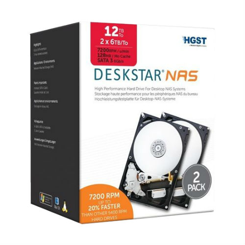 6TB HGST Deskstar NAS 2Pack