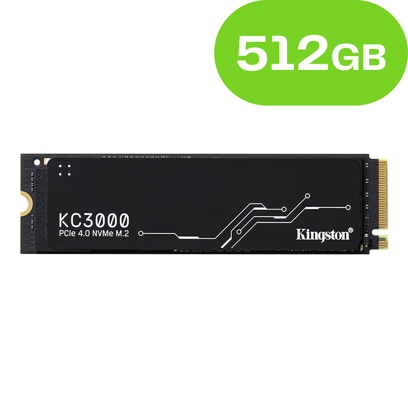 512GB Kingston KC3000 PCIe 4.0 NVMe M.2 SSD