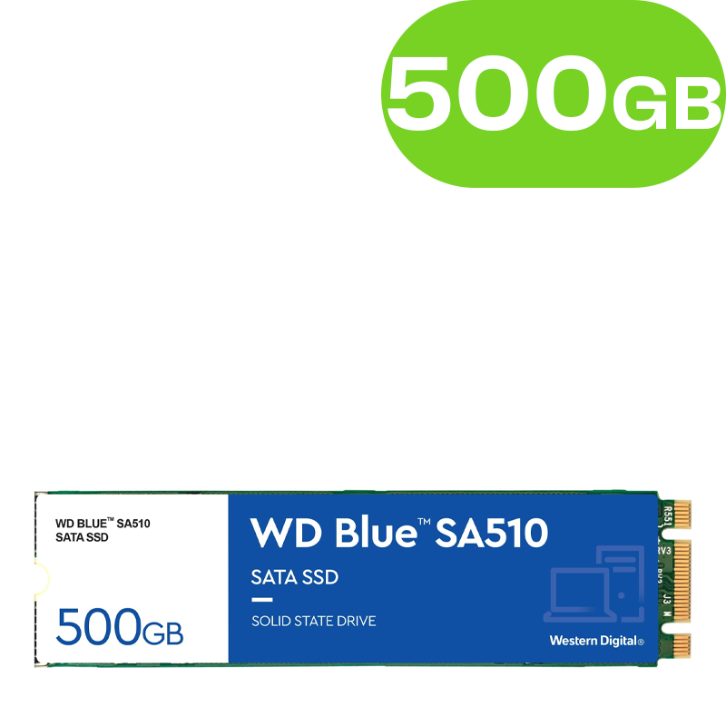500GB Western Digital Blue SSD M.2 2280 WDS500G3B0B
