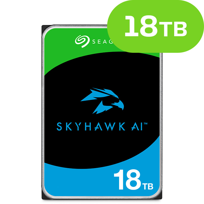 18TB Seagate SkyHawk AI Surveillance ST18000VE002