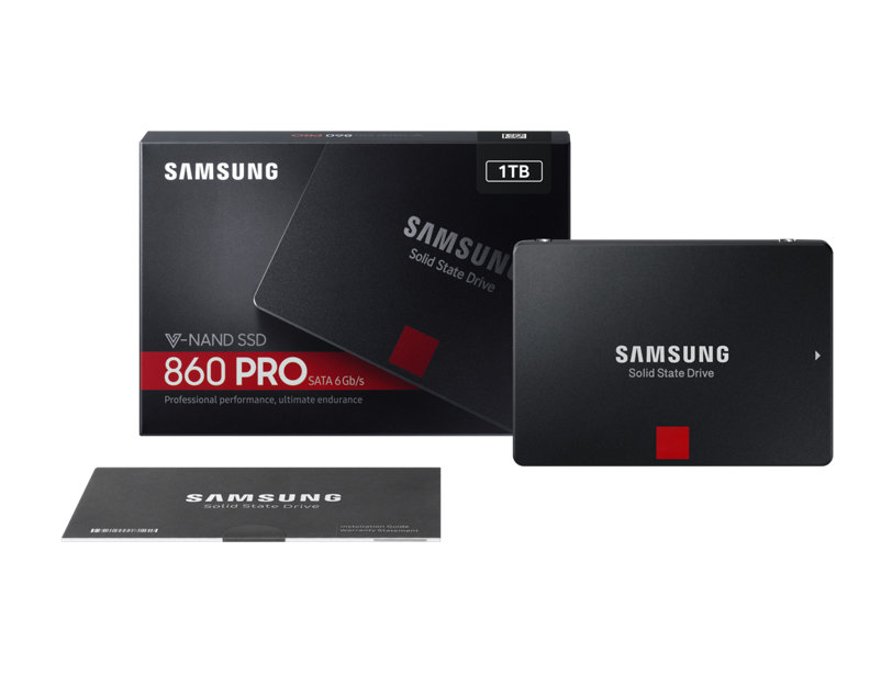1TB Samsung SSD 860 PRO MZ-76P1T0B