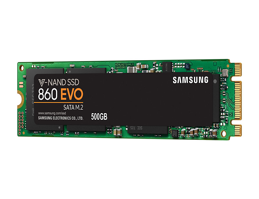 500GB Samsung M.2 860 EVO MZ-N6E500BW