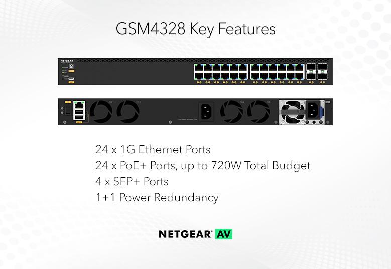 Netgear L3 managed switch M4350-24G4XF GSM4328-100NES